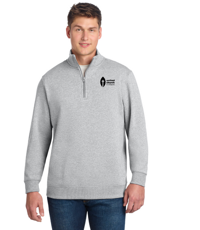 United Church Walpole- 1/4-Zip Sweatshirt (ST253)