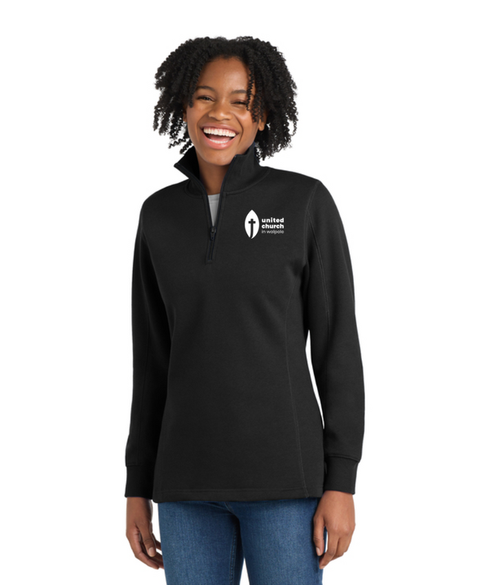 United Church Walpole - Women's 1/4-Zip Sweatshirt (LST253)