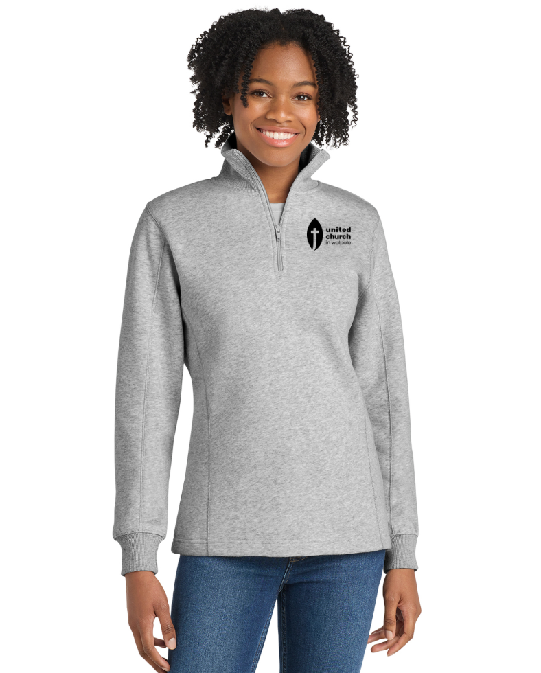 United Church Walpole - Women's 1/4-Zip Sweatshirt (LST253)