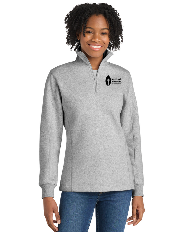 United Church Walpole - Women's 1/4-Zip Sweatshirt (LST253)