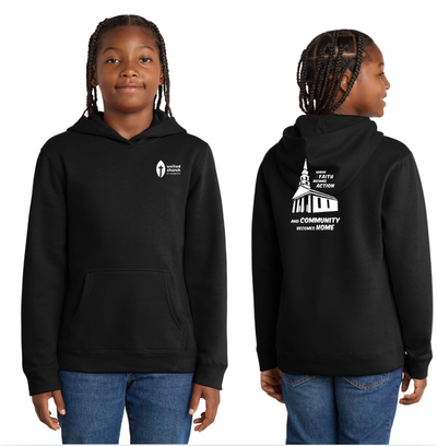United Church Walpole - District® YOUTH V.I.T.™ Fleece Hoodie (DT6100Y)