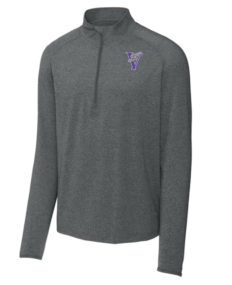 Martha's Vineyard Cross Country - Suéter con cremallera de 1/4 para hombre (ST850)
