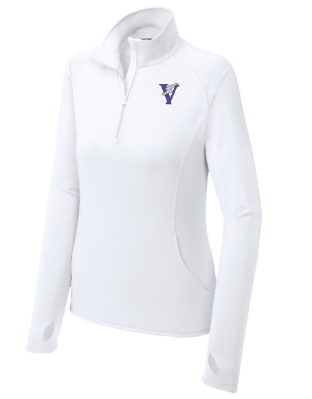 Martha's Vineyard Cross Country - Suéter con cremallera de 1/4 para mujer (LST850)