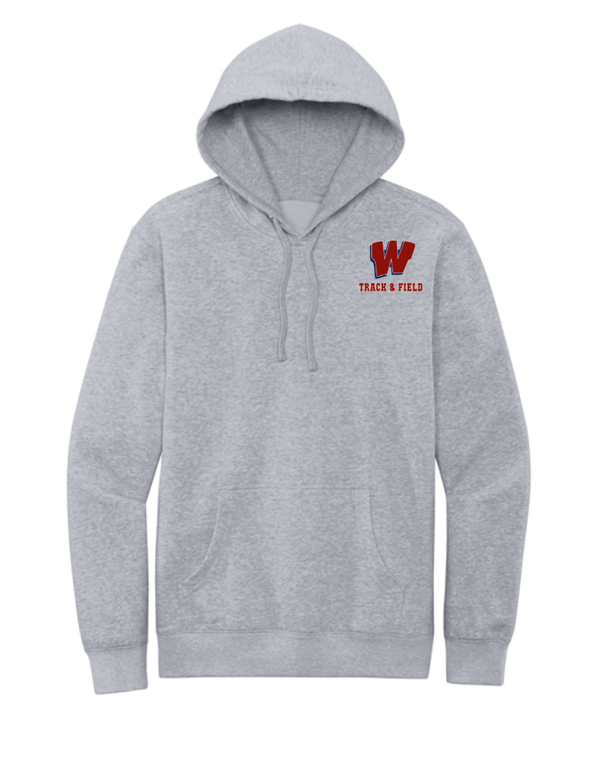 Westborough Track & Field - Unisex District V.I.T Fleece Hoodie (DT6100)
