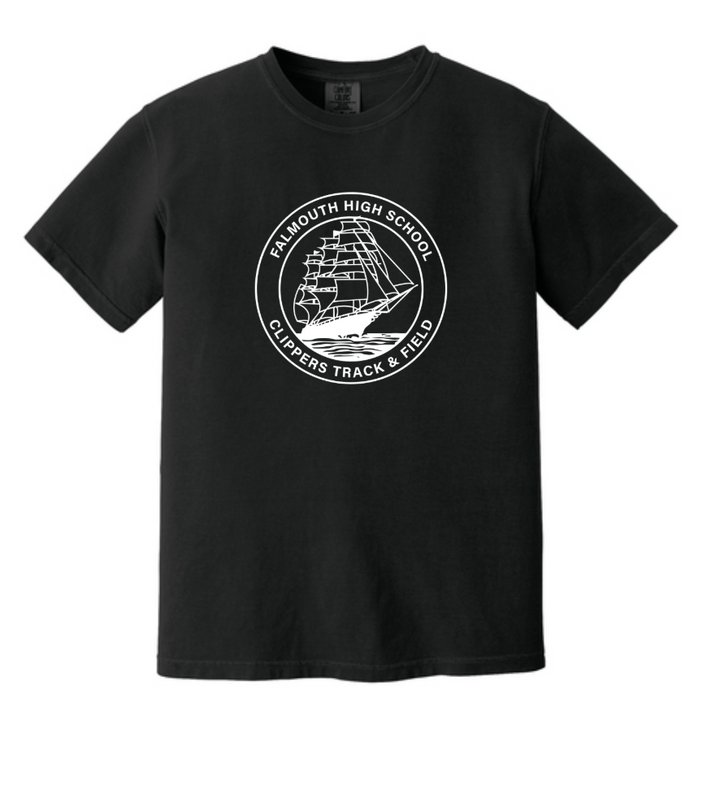 Falmouth HS Track & Field - Adult Heavyweight Tee (1717)