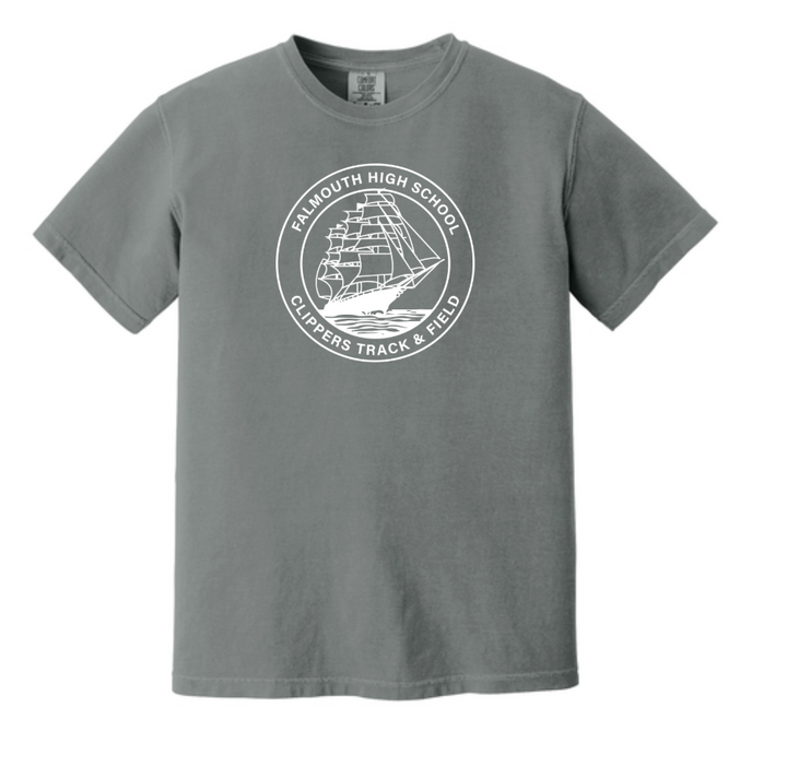 Falmouth HS Track & Field - Adult Heavyweight Tee (1717)