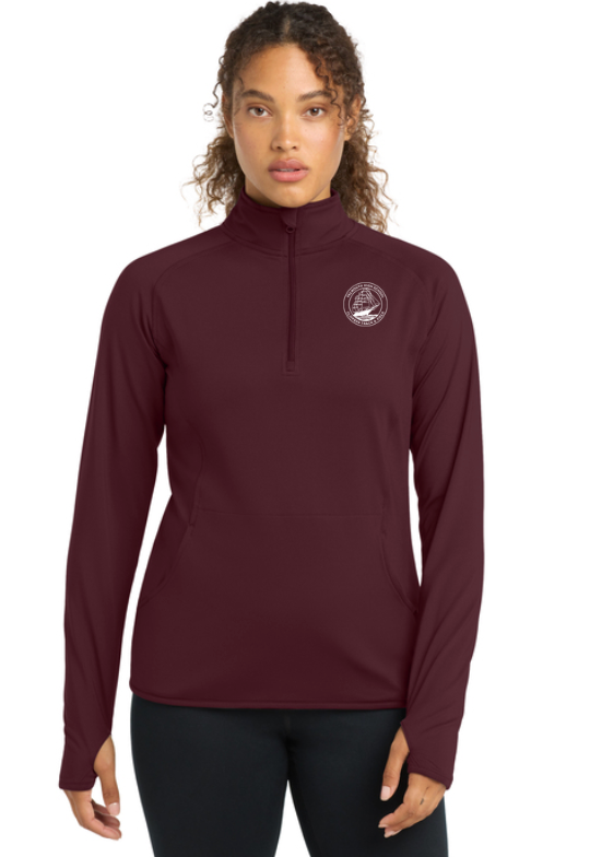 Falmouth HS Track & Field - Women's 1/4-Zip Pullover (LST850)