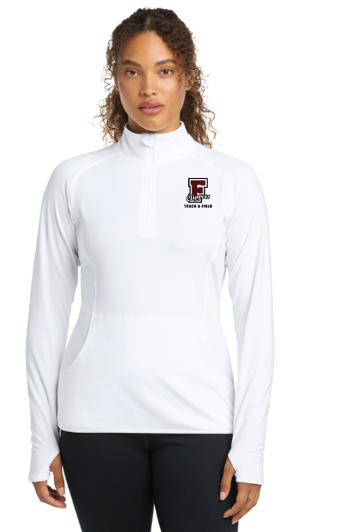Falmouth HS Track & Field - Women's 1/4-Zip Pullover (LST850)