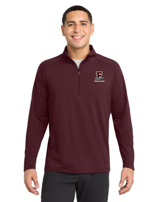 Falmouth HS Track & Field - Mens 1/4-Zip Pullover (ST850)
