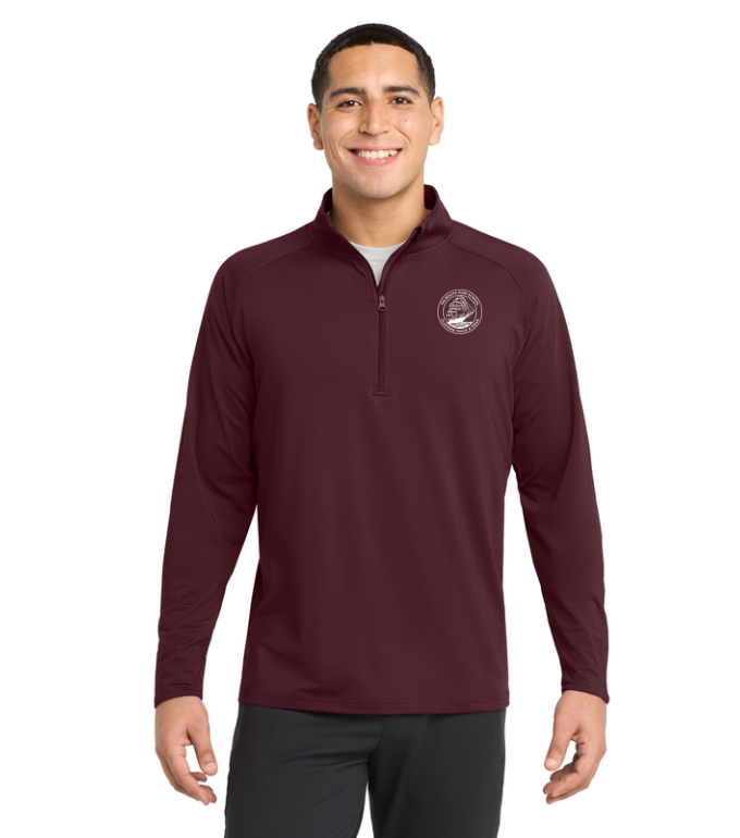 Falmouth HS Track & Field - Mens 1/4-Zip Pullover (ST850)