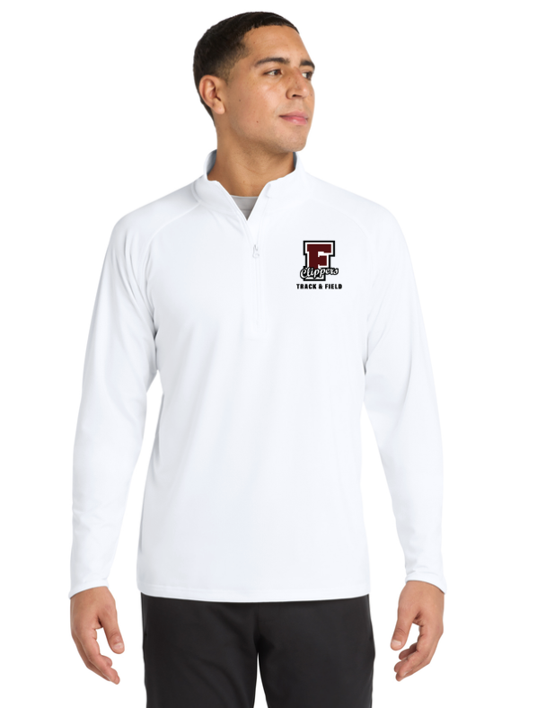 Falmouth HS Track & Field - Mens 1/4-Zip Pullover (ST850)