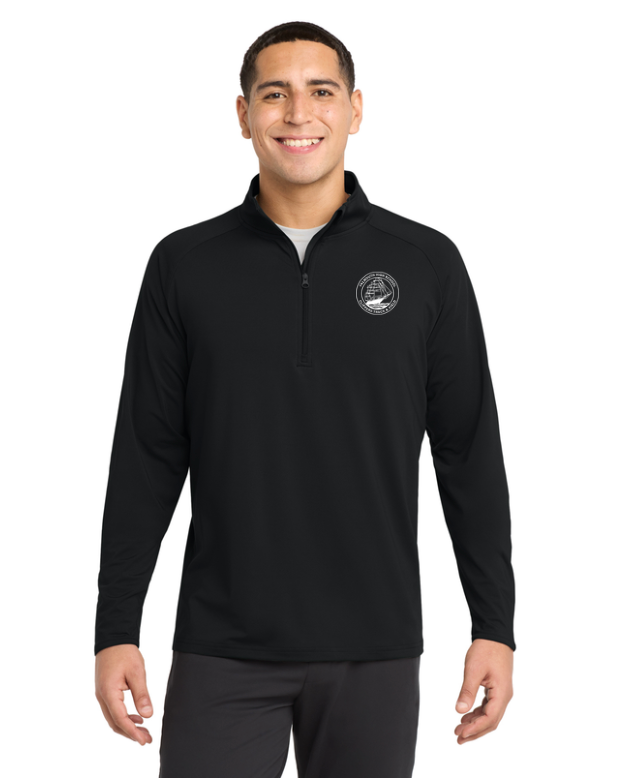 Falmouth HS Track & Field - Mens 1/4-Zip Pullover (ST850)
