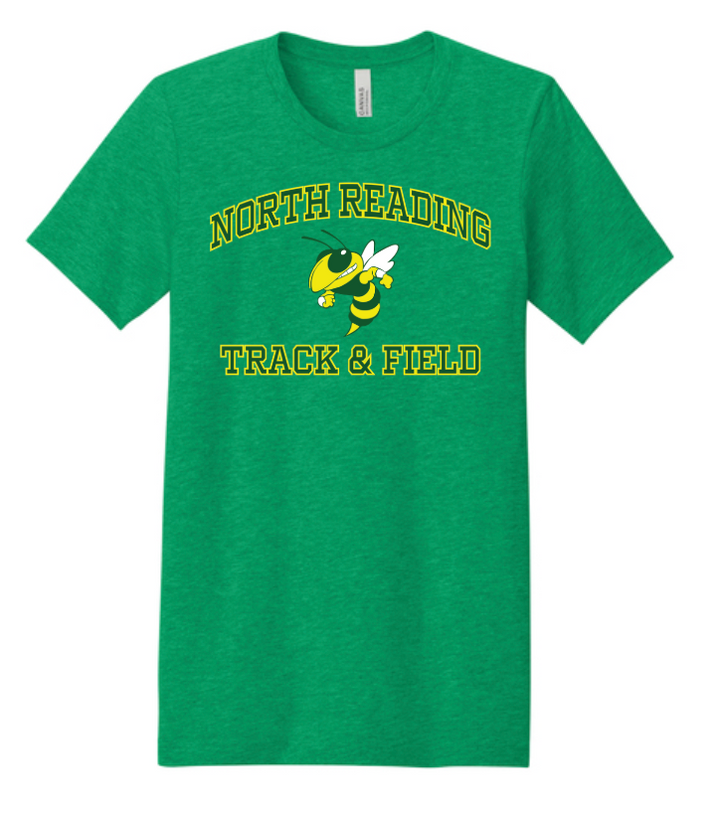 North Reading Track & Field - Camiseta unisex Bella + Canvas (BC3001CVC)