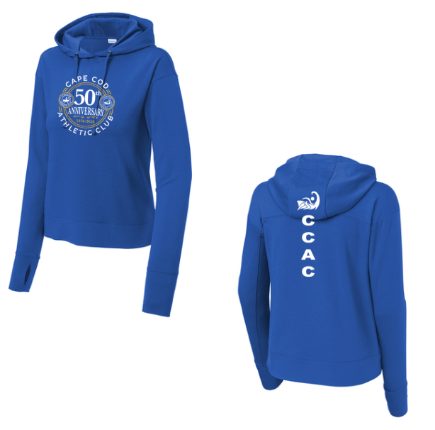 Cape Cod Athletic Club-  50th Anniversary Edition- Women's Flex Fleece Pullover Hoodie (LST562)