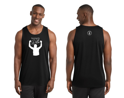 Impact Running Club - Camiseta de tirantes para competición masculina (ST356)