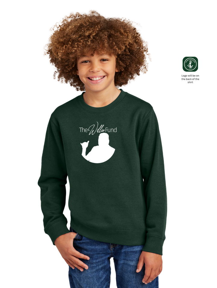 The Willie Fund FRR - Youth Fleece Crewneck Sweatshirt (DT6104Y)