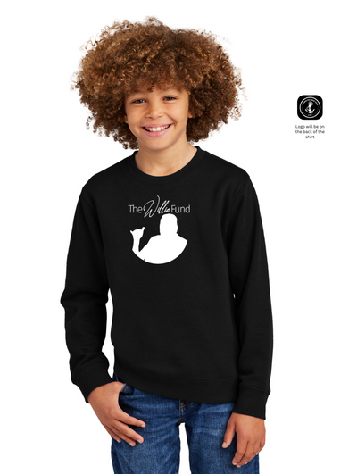 Lifted Fitness - Sudadera de cuello redondo de polar para jóvenes (DT6104Y)
