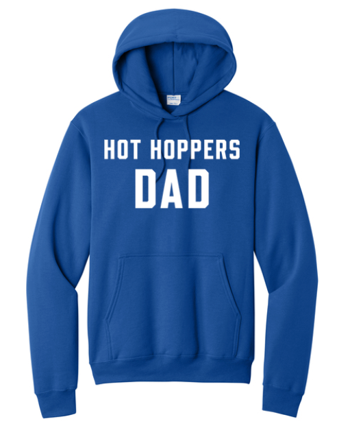 OPR Hot Hoppers - MOM & DAD- Unisex Fleece Pullover Hooded Sweatshirt (PC78H)