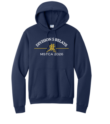 Division 5 Relays - Unisex Fleece Pullover Hooded Sweatshirt (PC78H)