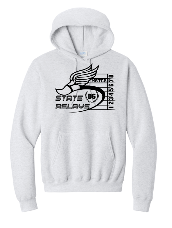 Division 6 Relays - Unisex Fleece Pullover Hooded Sweatshirt (PC78H)