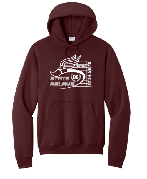 Division 6 Relays - Unisex Fleece Pullover Hooded Sweatshirt (PC78H)