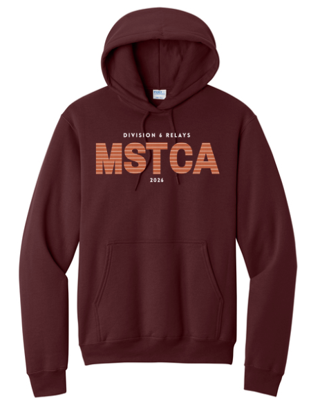 Division 6 Relays - Unisex Fleece Pullover Hooded Sweatshirt (PC78H)