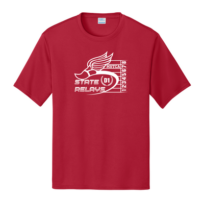 Division 1 Relays  - Adult Unisex Performance Tee (PC380)