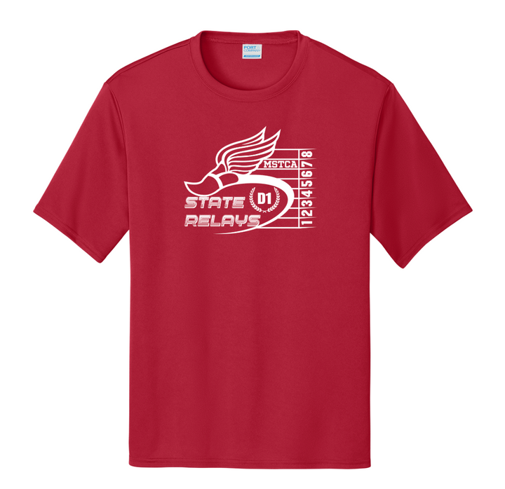 Division 1 Relays  - Adult Unisex Performance Tee (PC380)
