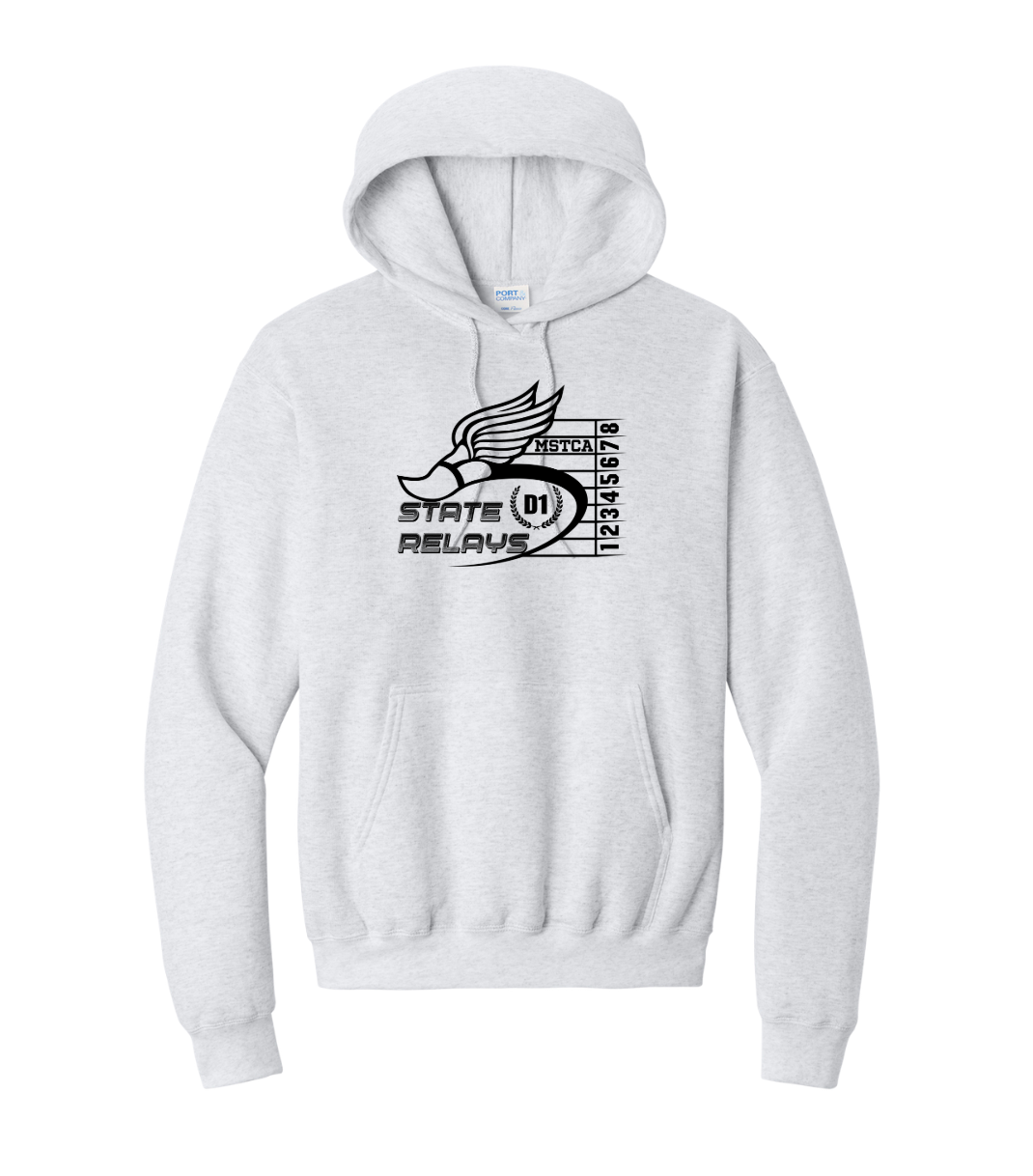 Division 1 Relays - Unisex Fleece Pullover Hooded Sweatshirt (PC78H)