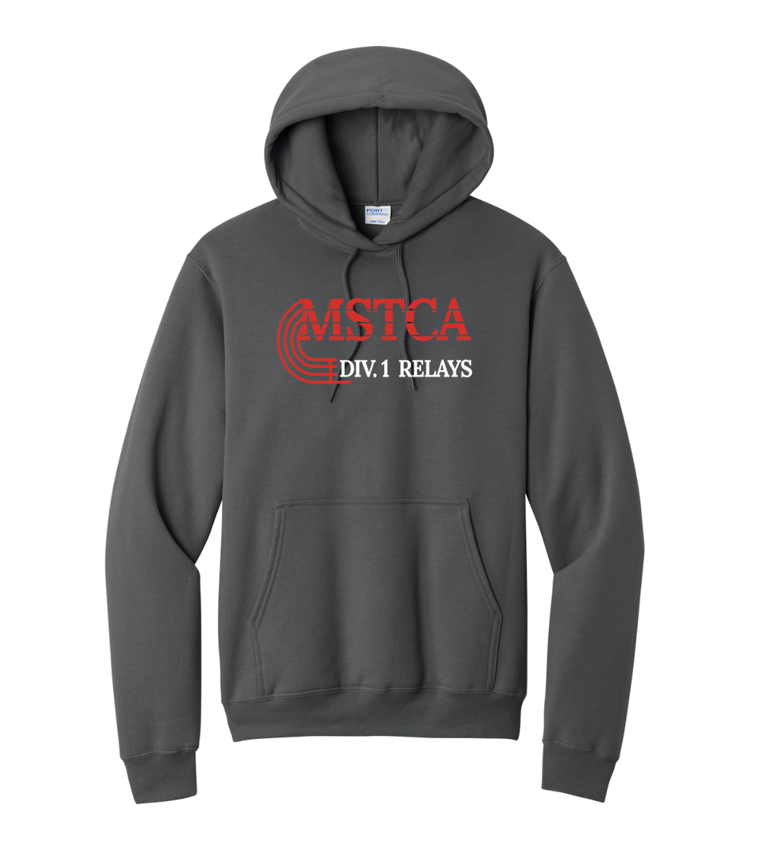 Division 1 Relays - Unisex Fleece Pullover Hooded Sweatshirt (PC78H)