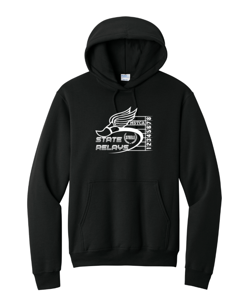 Steele Relays - Unisex Fleece Pullover Hooded Sweatshirt (PC78H)
