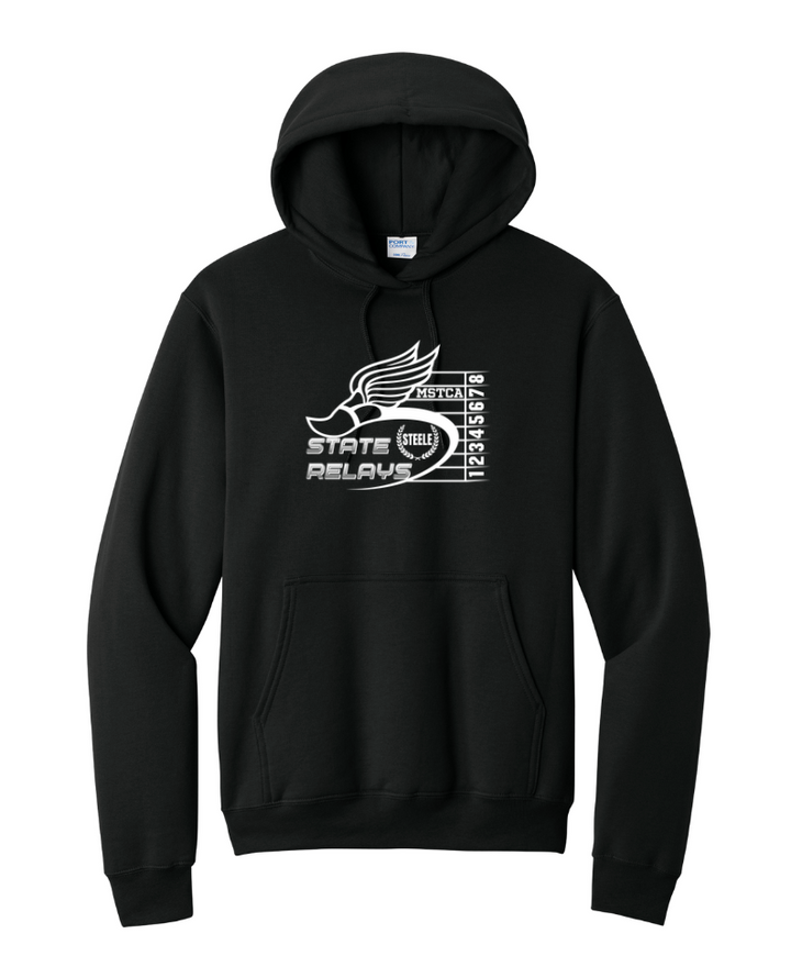 Steele Relays - Unisex Fleece Pullover Hooded Sweatshirt (PC78H)