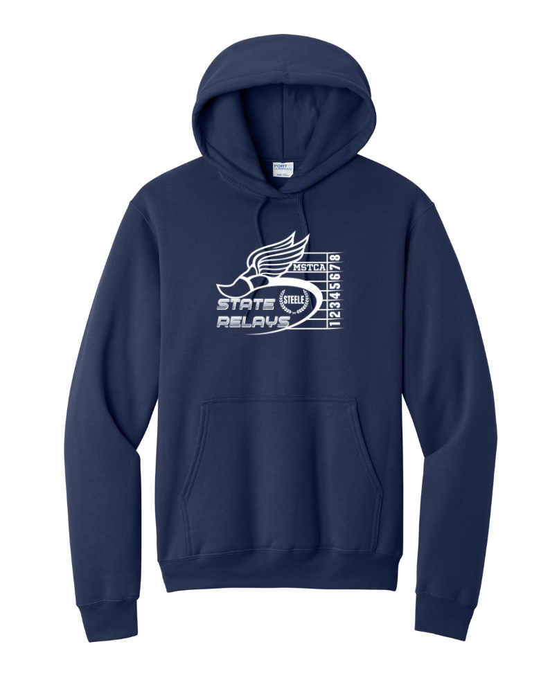 Steele Relays - Unisex Fleece Pullover Hooded Sweatshirt (PC78H)