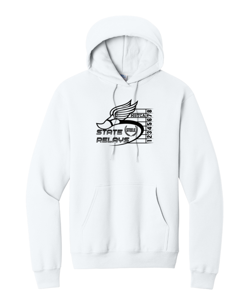 Steele Relays - Unisex Fleece Pullover Hooded Sweatshirt (PC78H)