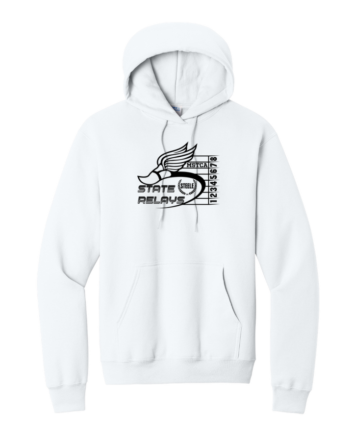 Steele Relays - Unisex Fleece Pullover Hooded Sweatshirt (PC78H)