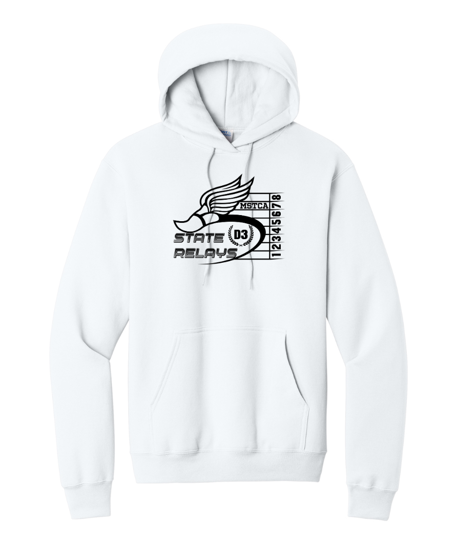 Division 3 Relays - Unisex Fleece Pullover Hooded Sweatshirt (PC78H)