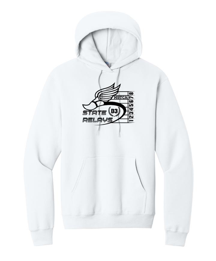 Division 3 Relays - Unisex Fleece Pullover Hooded Sweatshirt (PC78H)