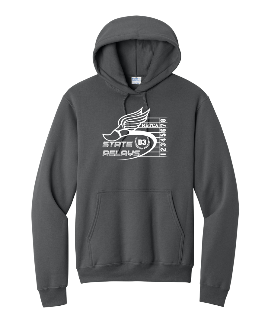Division 3 Relays - Unisex Fleece Pullover Hooded Sweatshirt (PC78H)