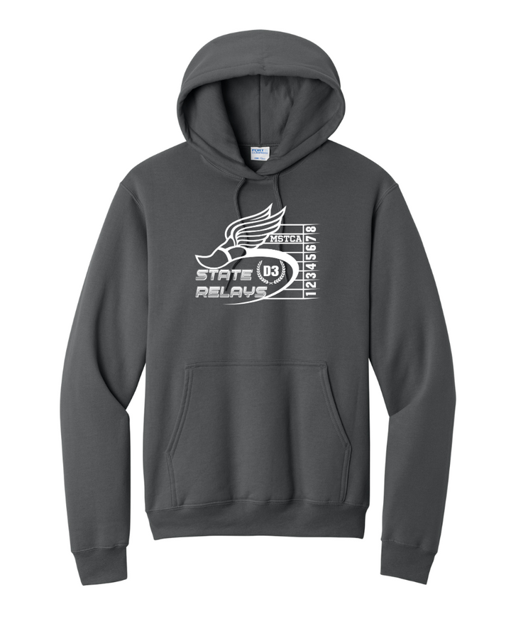 Division 3 Relays - Unisex Fleece Pullover Hooded Sweatshirt (PC78H)