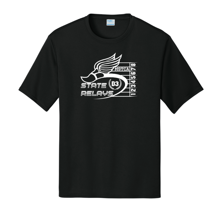 Division 3 Relays  - Adult Unisex Performance Tee (PC380)