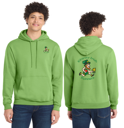 Thirsty Irish Runners - ADULT Unisex Fleece Pullover Hooded Sweatshirt (PC78H)