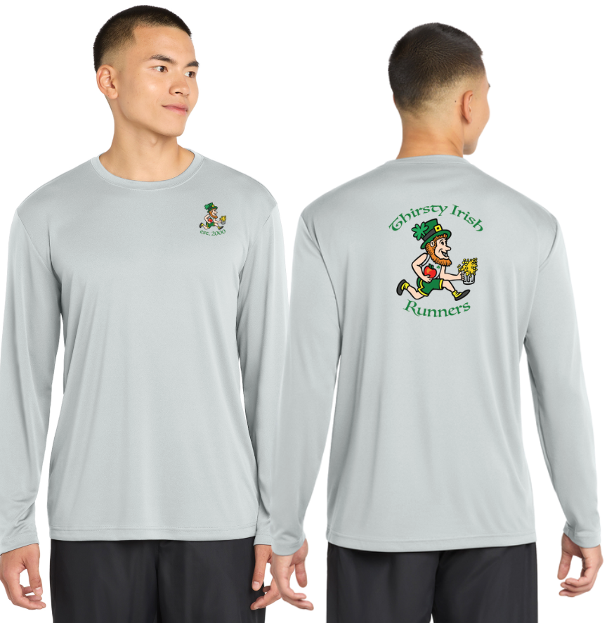 Thirsty Irish Runners - Men's Performance Long Sleeve Tee (ST350LS)