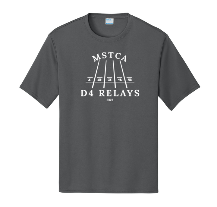 Division 4 Relays  - Adult Unisex Performance Tee (PC380)