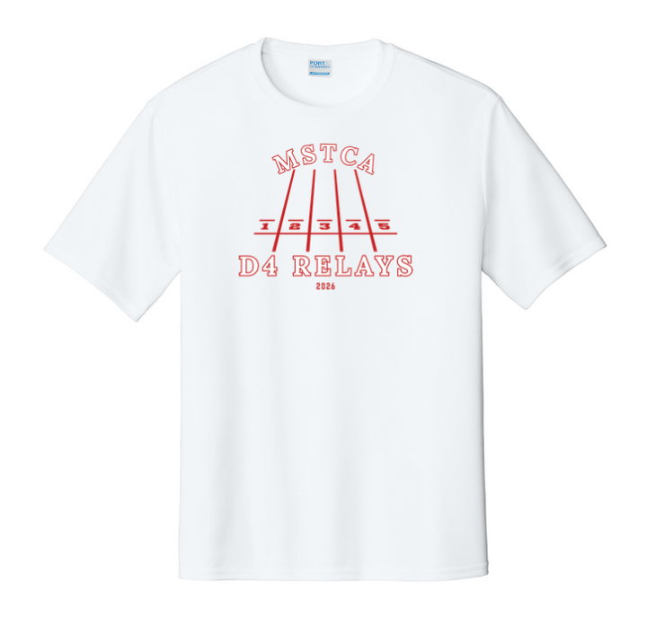 Division 4 Relays  - Adult Unisex Performance Tee (PC380)