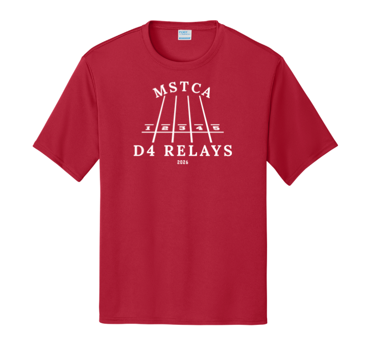 Division 4 Relays  - Adult Unisex Performance Tee (PC380)