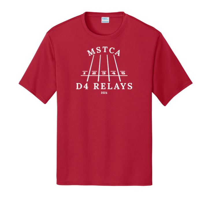 Division 4 Relays  - Adult Unisex Performance Tee (PC380)