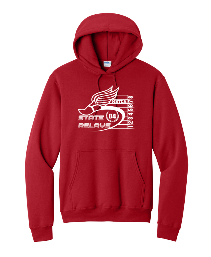 Division 4 Relays - Unisex Fleece Pullover Hooded Sweatshirt (PC78H)
