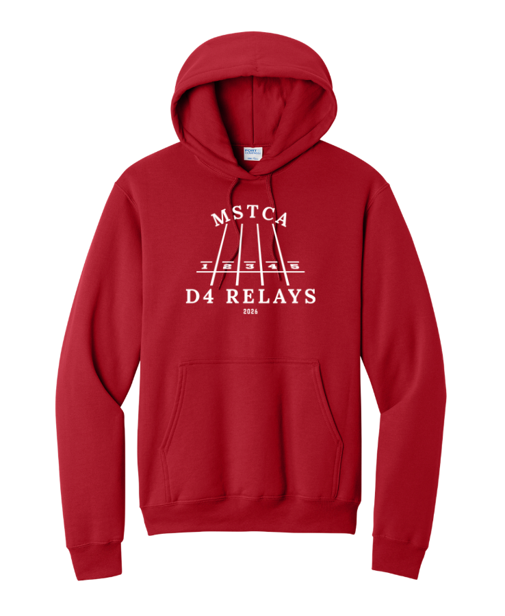 Division 4 Relays - Unisex Fleece Pullover Hooded Sweatshirt (PC78H)