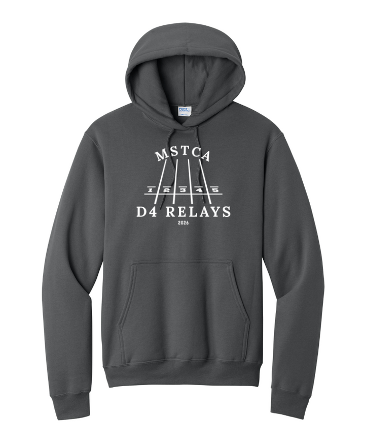 Division 4 Relays - Unisex Fleece Pullover Hooded Sweatshirt (PC78H)