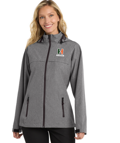 Fútbol femenino de Hopkinton: chaqueta impermeable Atlantic para mujer (5476)